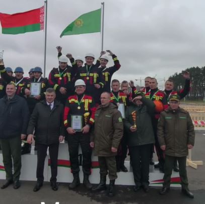 Победитель республиканских соревнований по лесопожарному мастерству