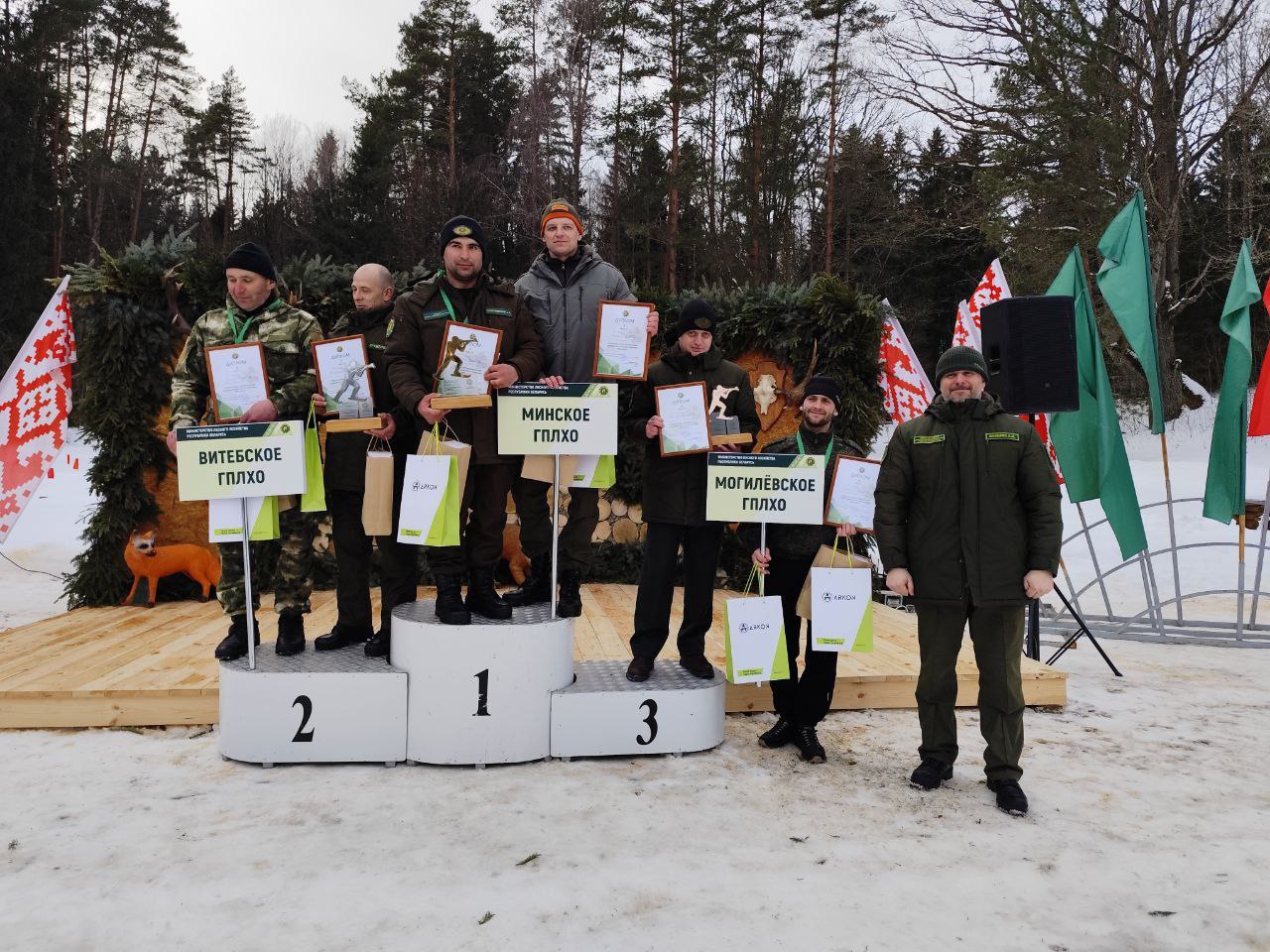 Подведены итоги первых открытых соревнований по охотничьему биатлону!
