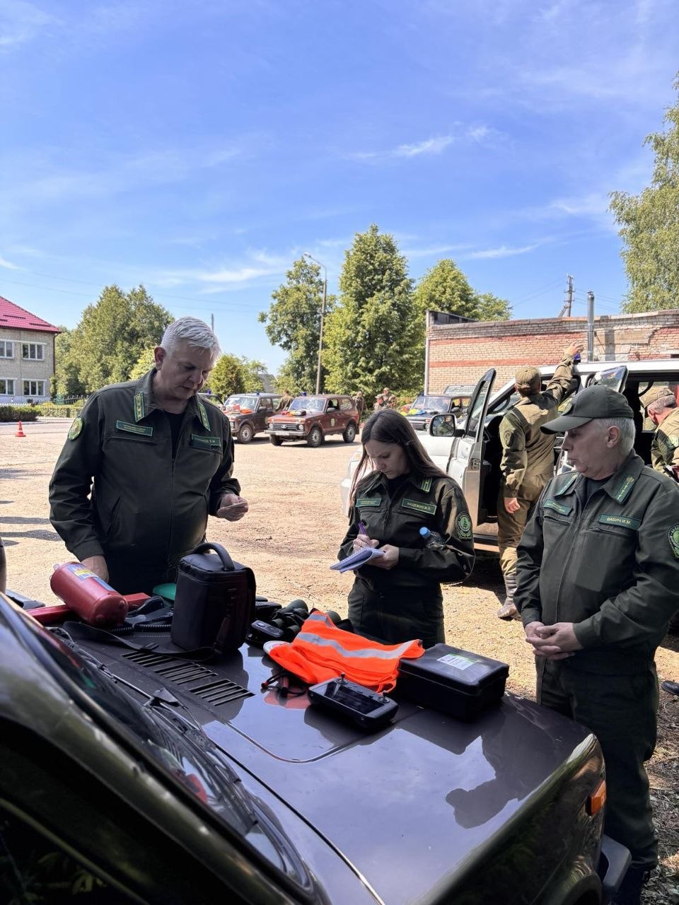В Ушачском лесхозе прошел полевой сбор руководителей охраны леса лесхозов области 